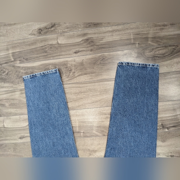 Agolde Cooper Cargo Utility Regulation Organic Cotton Blue Denim Jeans Size 23 - Picture 6 of 14